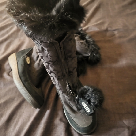 Coach snow boots - Picture 1 of 6
